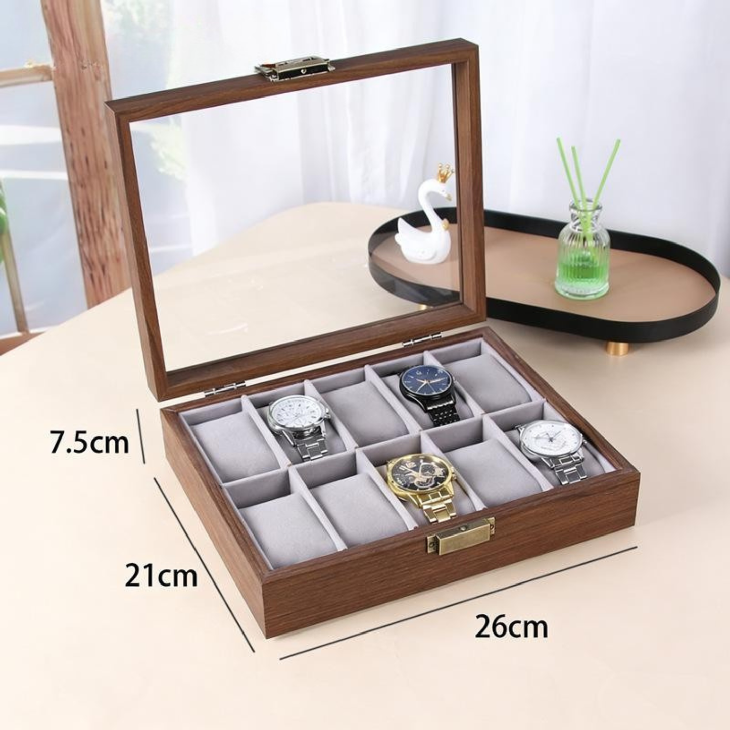 Wooden Watch Display Case