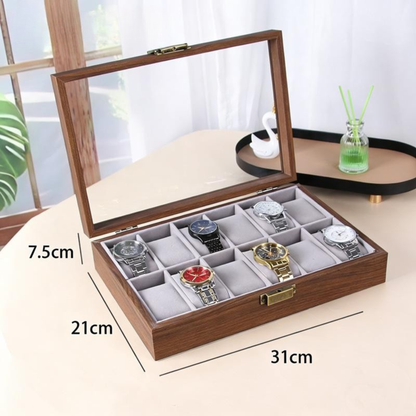 Wooden Watch Display Case
