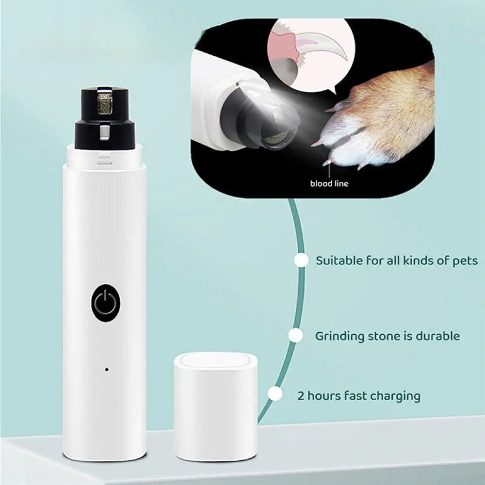 Quiet LED Pet Nail Grinder